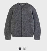 Land Y Alpaca Round Knit Cardigan