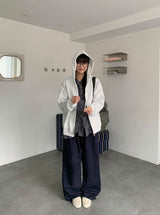 [unisex] Okia Two-Way Hood Zip-Up