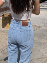 [MADE] PHARRELL PUNCHING LONG BOOTS CUT DENIM