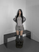 pistachio two tone hoodie(3 color) 