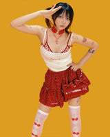 morning dot frill skirt (2color/inner pants)