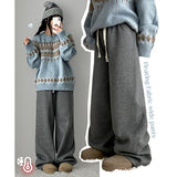 Bren ribbed fleece banding pants