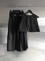 Cloud Nylon Crop Blouse