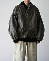HVN CITY OVERSIZE LEATHER JACKET BB