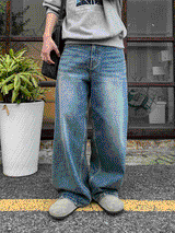 MR Dat long wide Denim