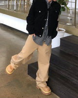 Cropped Western Corduroy Trucker Jacket