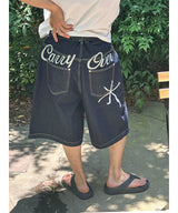 [Unisex] シックレタリングバミューダパンツ