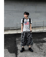 ルーアメリカンフラッグリンガーマッスルTシャツ