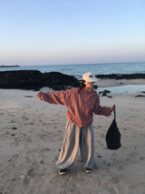 ティッシュピンタックスウェットパンツ