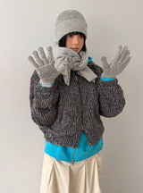 PLUSH HIGH-NECK JUMPER