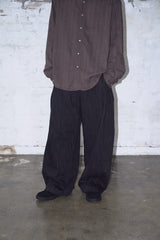 Ghost Star Stripe Pants Dark Brown