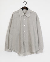 [UNISEX] Sket Autumn Checked Oversized Fit Long Sleeve Shirt