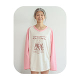 NEW LOVE Tシャツ レッドストライプ