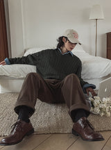 Kona basic three tuck wide pants