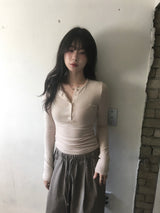 ウールロングスリーブバートンTシャツ