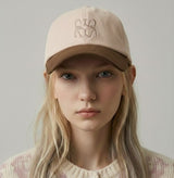 Avivere logo suede babypink brown