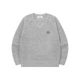 ノアールラグランVネックニット (3Color)