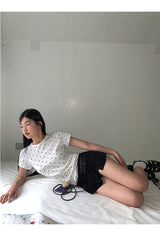 ドットタイト半袖Tシャツ