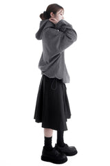  STRING VELLVET  HOOD JACKET