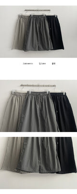 Collet string nylon capri shorts (3 colors)