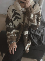 [Handmade] Nordic Toggle Knit Cardigan