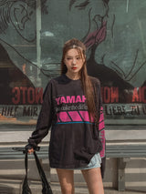 Pink point yamaha two-type long-sleeve
