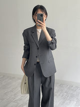 Ber Linen Two Tuck Wide Slacks