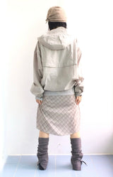 More cross checkered skirt