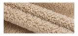 wool kitsch button round fur jacket