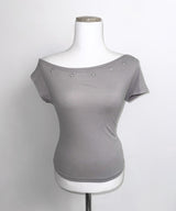 Eyelet Off Tee (3colors)