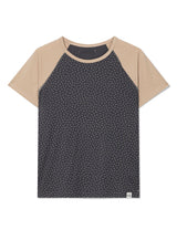 スター コントラスト ラグラン Tシャツ(CHARCOAL)
