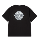 25SS ADLV SATURN LOGO SHORT SLEEVE T-SHIRT BLACK