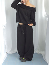ルーズフィットベーシックジョガーパンツ