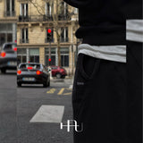 [HFORUS MADE] Armor Cut Off Bermuda Pants IN BLACK
