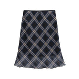 Check & Dot Mix A-Line Skirt 233114720
