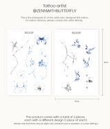 Artist ZENN 01 [2ea] _Tattoo sticker