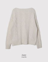 #MR Twist Loose Wool Knit (4color)