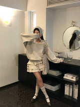 [MADE] Cabbage, Teard Miniskirt Pants