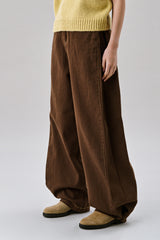 バルーンピンタックパンツ [Brown]