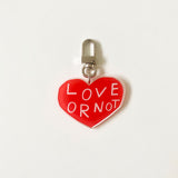 Red Loveornot Keyring