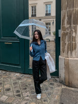 [U-BASIC] Daily Straight Cotton Wide Pants
