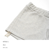 SHIRRING STRING MICROSHORTS_OATMEL