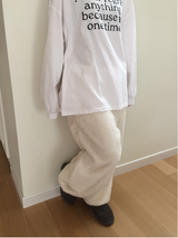 ロットバンディングフリースファーパンツ(2c)
