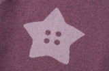 STAR BUTTON KNIT - PINK