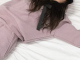 Ribbon Fence Hoodie (sweet purple)