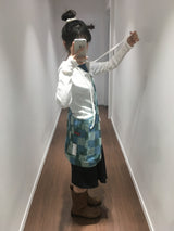 YWD パッチワーククロスボディーバッグ (2color)