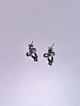 Moonstone ribbon earring