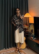 Overfit Bermuda Backbanding Slacks Shorts 3COLOR