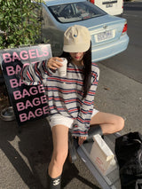 [ORIGINAL] Unit Summer Striped Long Sleeve Tee