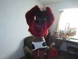 Red crop fur-JK